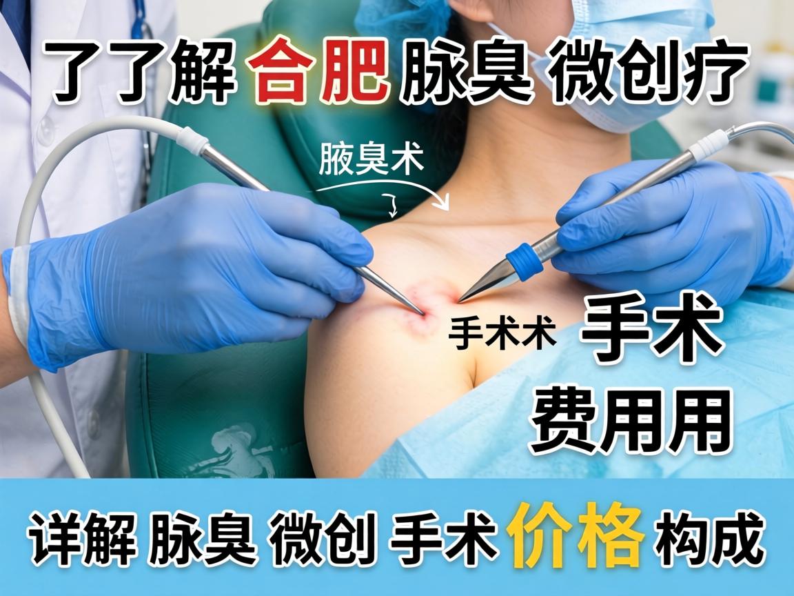 了解合肥腋臭微创手术费用，详解腋臭微创手术价格构成