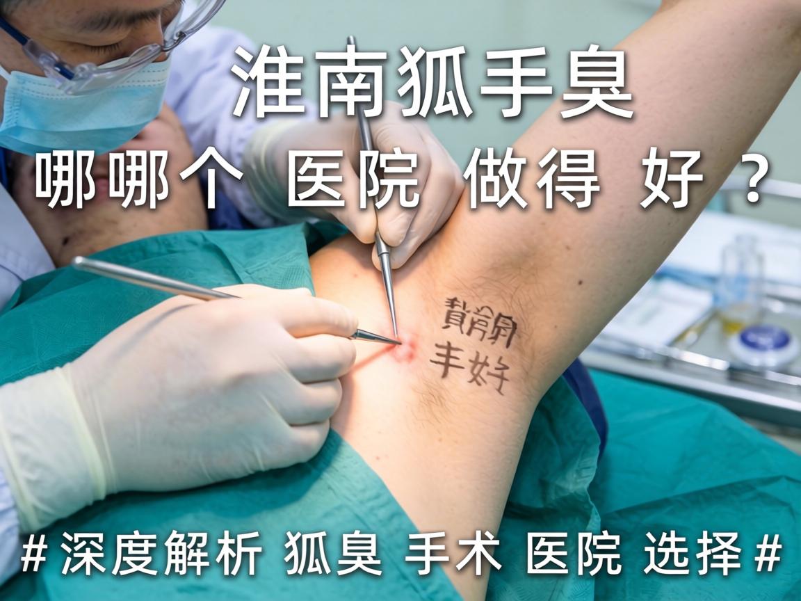 淮南狐臭手术哪个医院做得好？深度解析狐臭手术医院选择