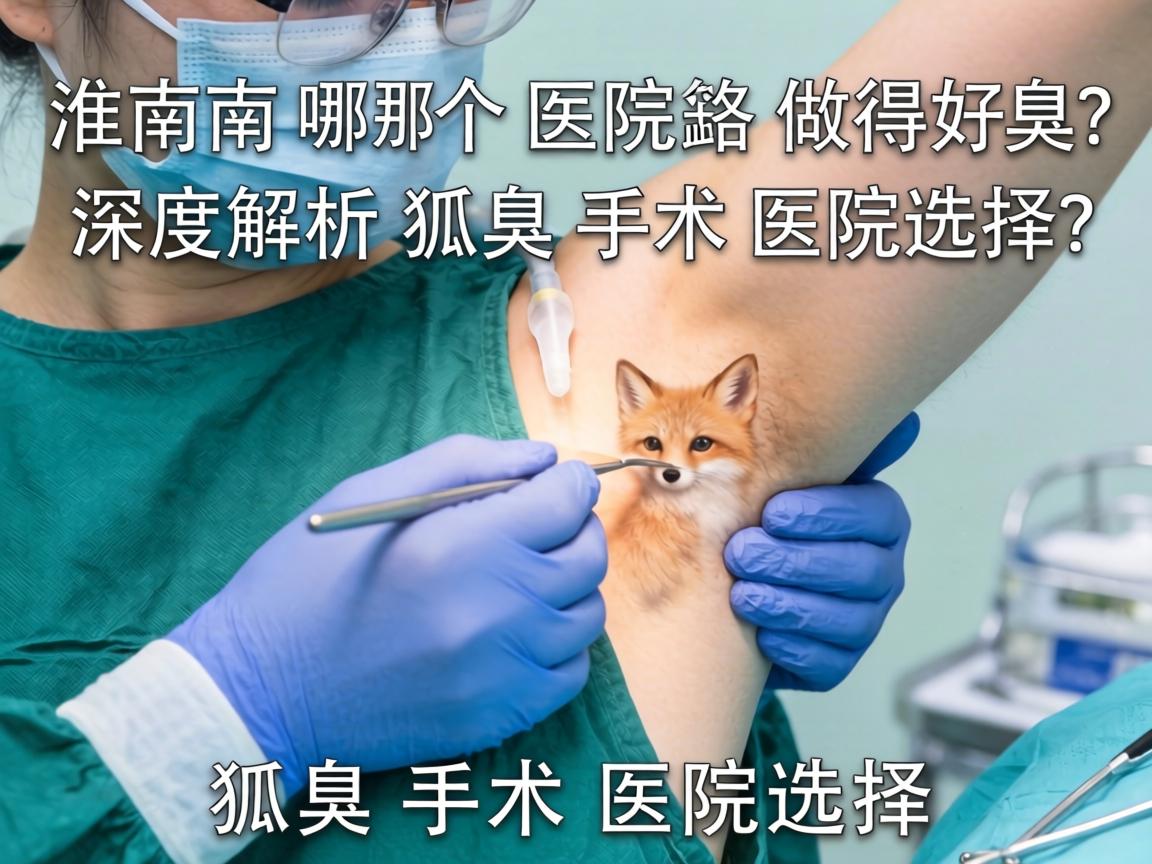 淮南狐臭手术哪个医院做得好？深度解析狐臭手术医院选择