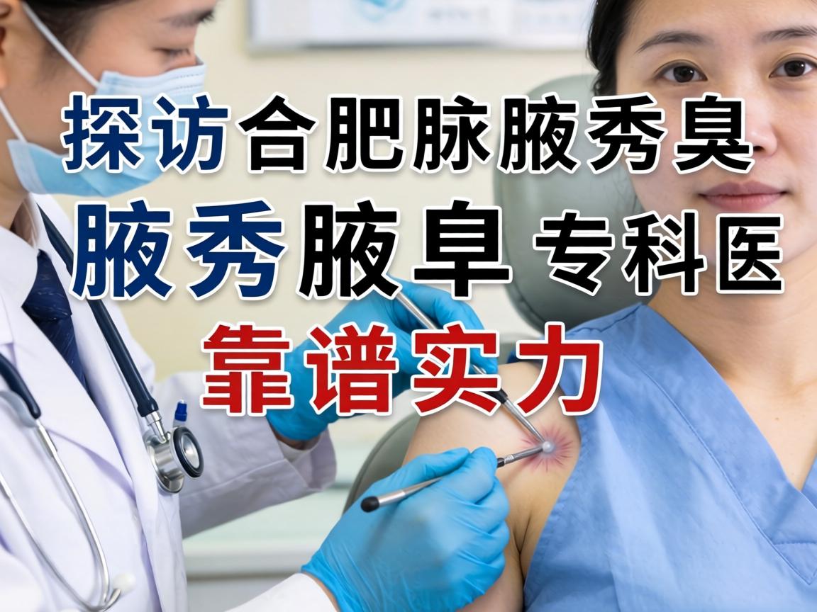 探访合肥腋秀腋臭专科医院，解析腋秀腋臭专科的靠谱实力