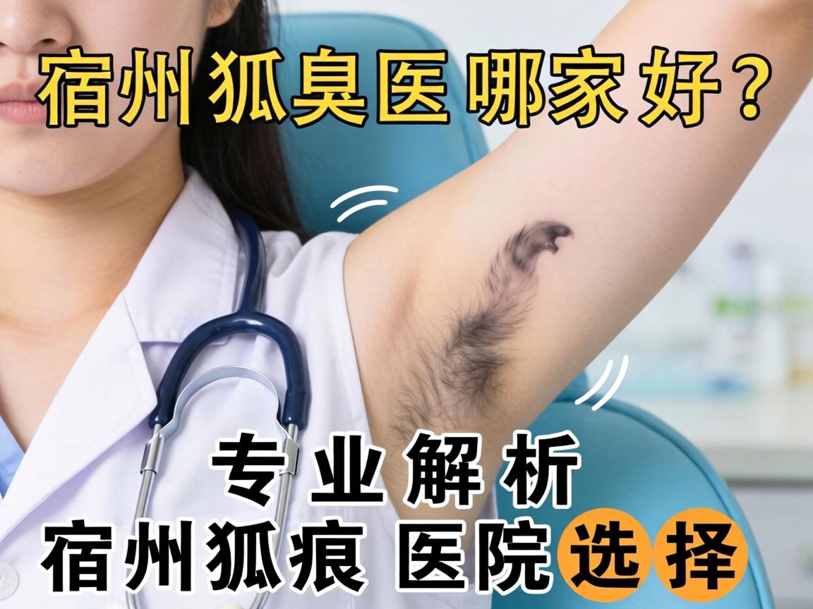 宿州狐臭医院哪家好？专业解析宿州狐臭医院选择