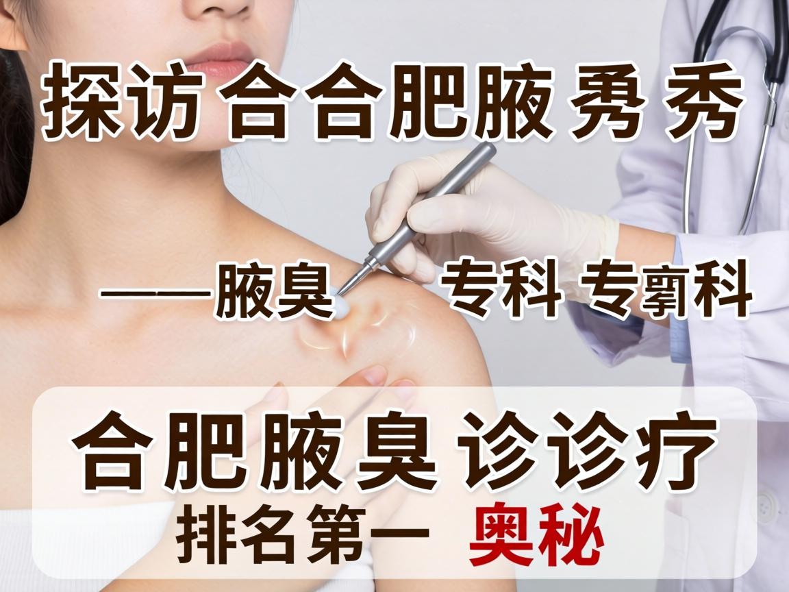 探访合肥腋秀腋臭专科,解析合肥腋臭诊疗排名第一的奥秘 探访合肥腋秀腋臭专科,解析合肥腋臭诊疗排名第一的奥秘