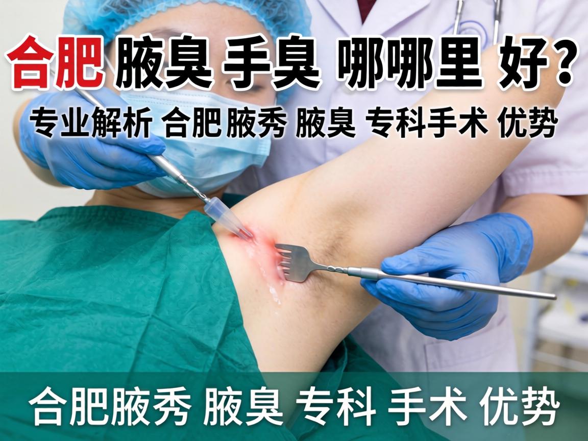 合肥腋臭手术哪里好？专业解析合肥腋秀腋臭专科手术优势