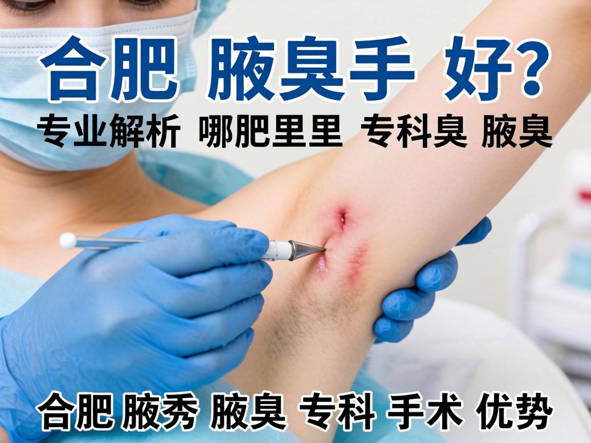 合肥腋臭手术哪里好？专业解析合肥腋秀腋臭专科手术优势
