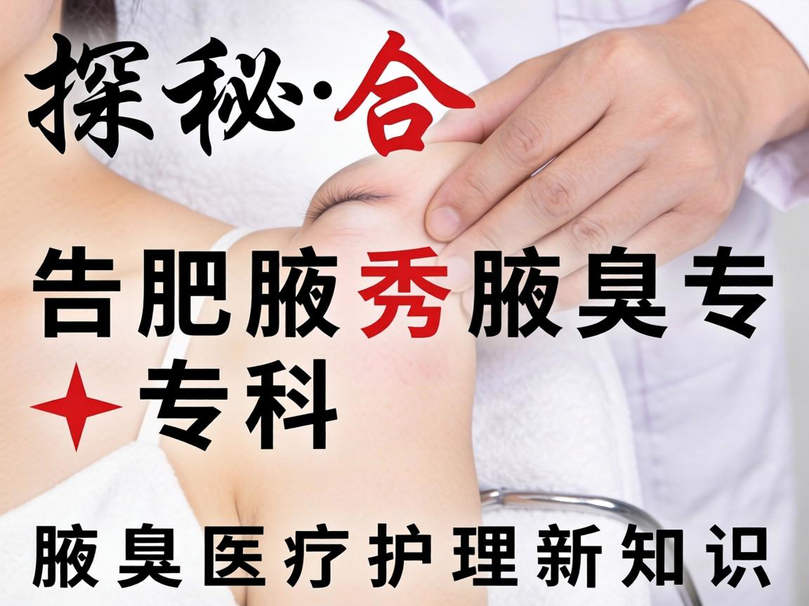 探秘合肥腋秀腋臭专科,解析腋臭医疗护理新知识 探秘合肥腋秀腋臭专科,解析腋臭医疗护理新知识