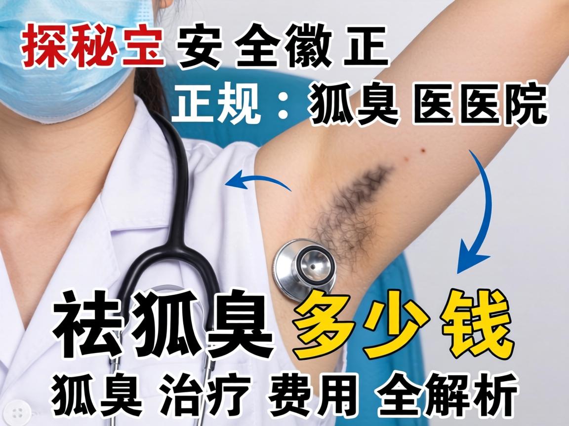 探秘安徽正规狐臭医院，祛狐臭多少钱，狐臭治疗费用全解析