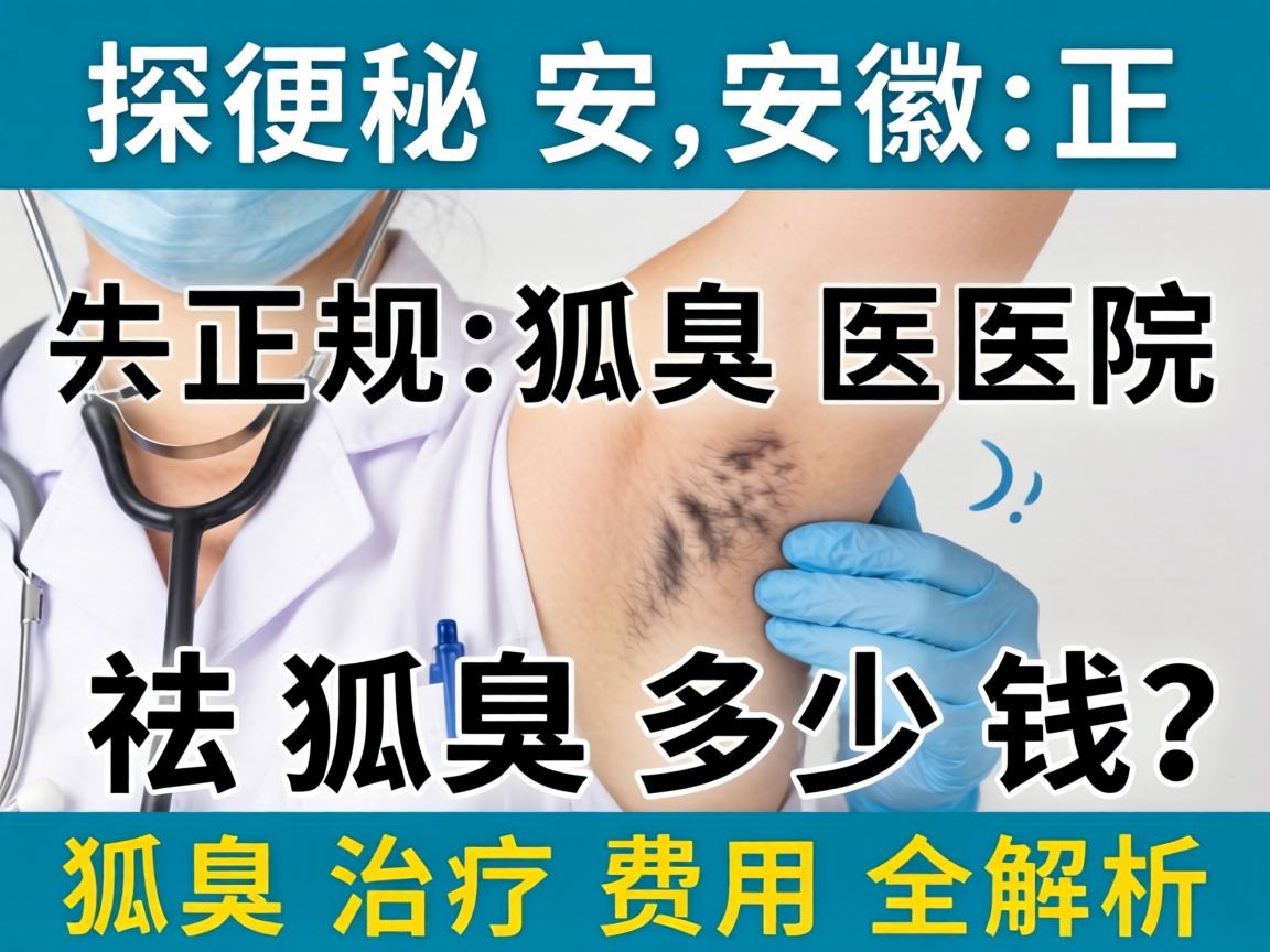 探秘安徽正规狐臭医院，祛狐臭多少钱，狐臭治疗费用全解析
