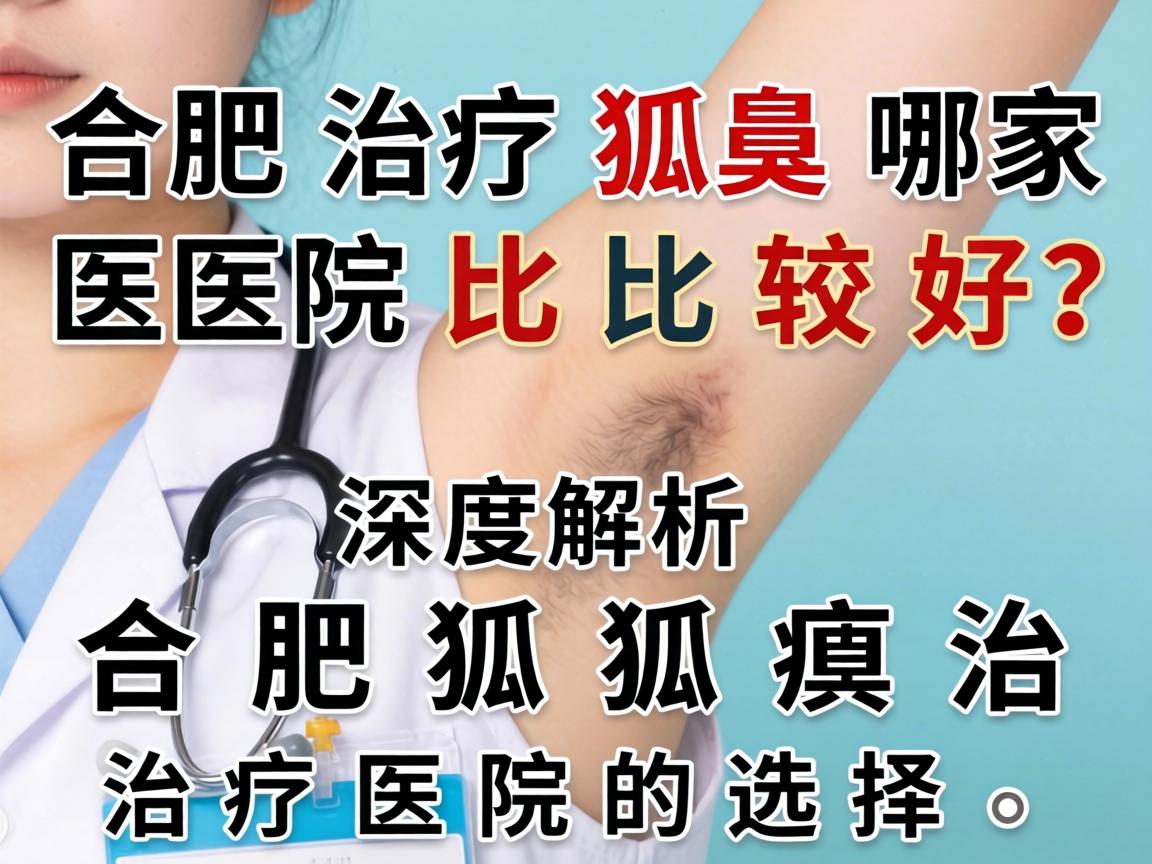 合肥治疗狐臭哪家医院比较好？深度解析合肥狐臭治疗医院的选择