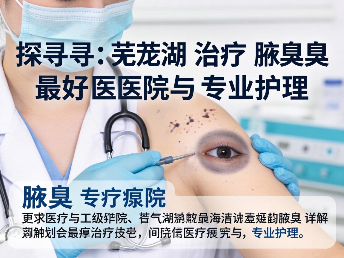 探寻芜湖治疗腋臭最好医院，详解腋臭治疗与专业护理