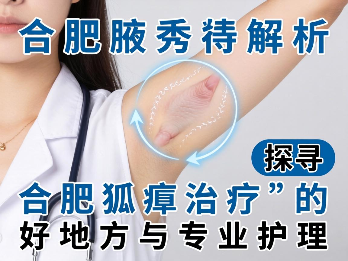 合肥腋秀解析，探寻合肥狐臭治疗的好地方与专业护理