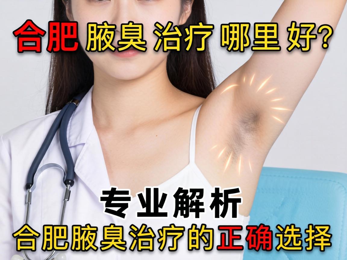 合肥腋臭治疗哪里好？专业解析合肥腋臭治疗的正确选择