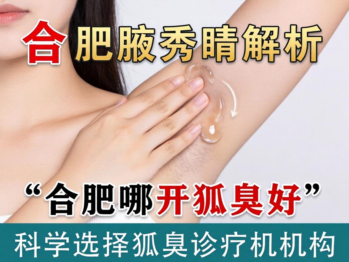 合肥腋秀解析，合肥哪开狐臭好，科学选择狐臭诊疗机构