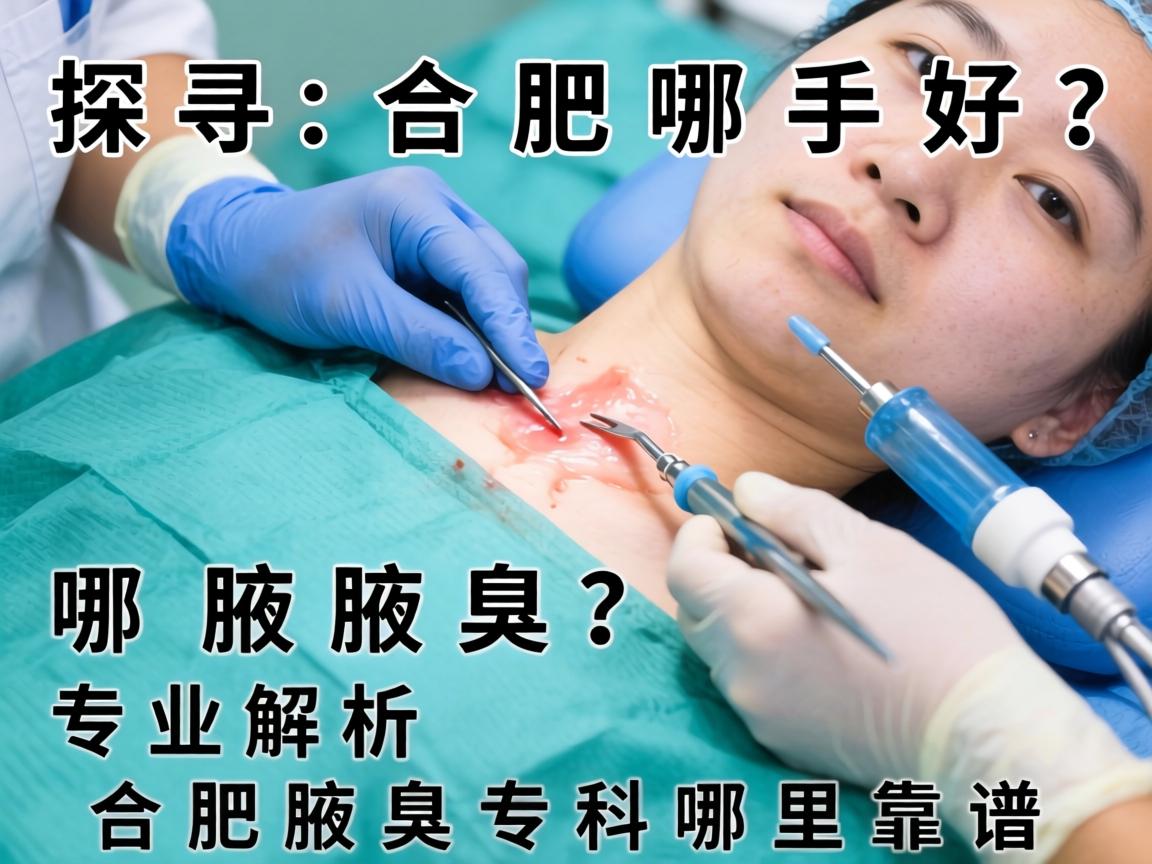 探寻合肥腋臭手术哪里好？专业解析合肥腋臭专科哪里靠谱