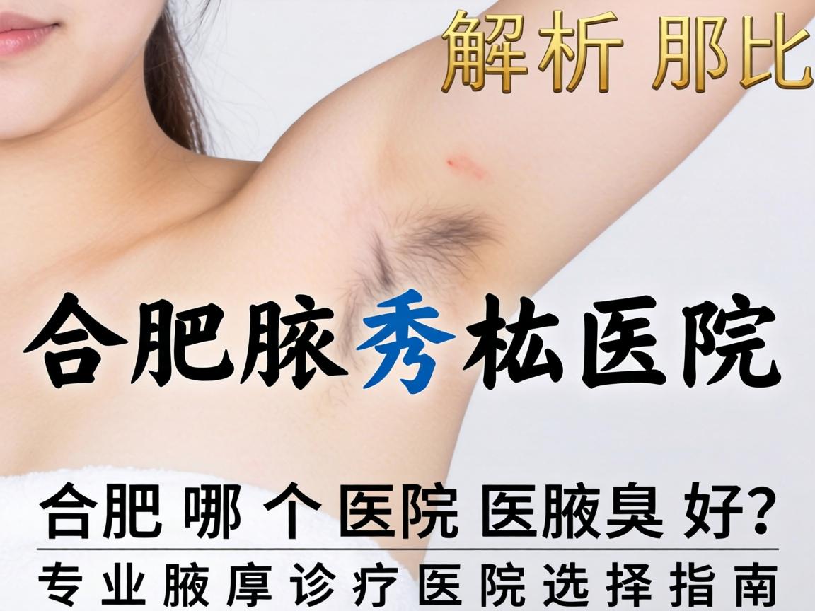 合肥腋秀解析，合肥哪个医院医腋臭好？专业腋臭诊疗医院选择指南