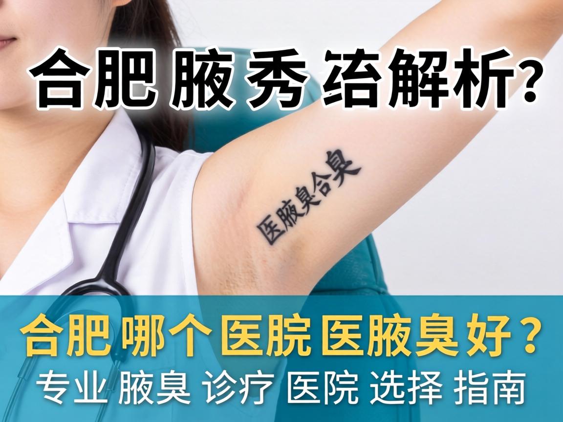 合肥腋秀解析，合肥哪个医院医腋臭好？专业腋臭诊疗医院选择指南