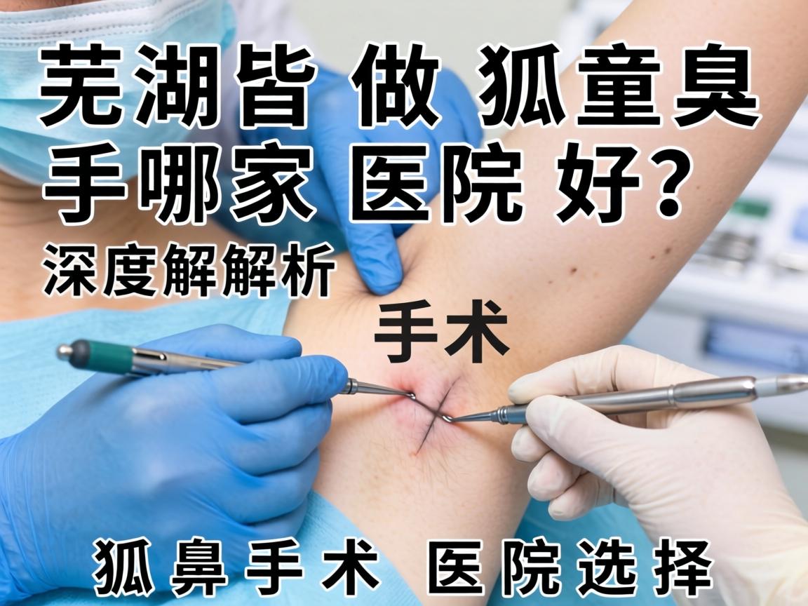 芜湖做狐臭手术哪家医院好？深度解析狐臭手术医院选择
