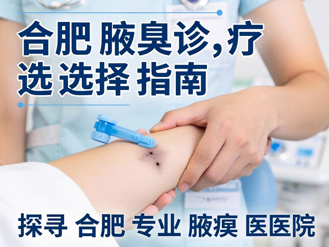 合肥腋臭诊疗选择指南，探寻合肥专业腋臭医院