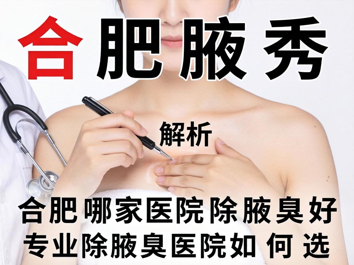 合肥腋秀解析，合肥哪家医院除腋臭好，专业除腋臭医院如何选