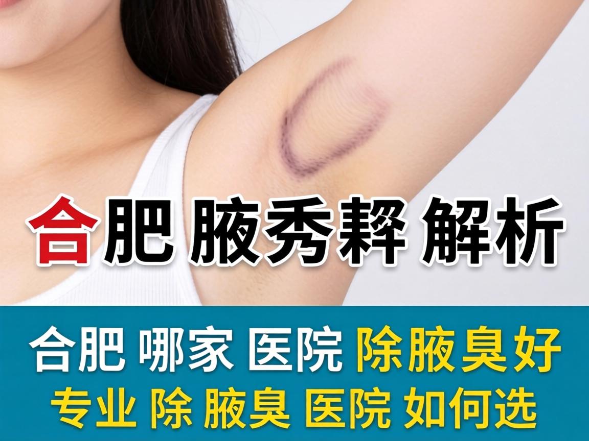 合肥腋秀解析，合肥哪家医院除腋臭好，专业除腋臭医院如何选