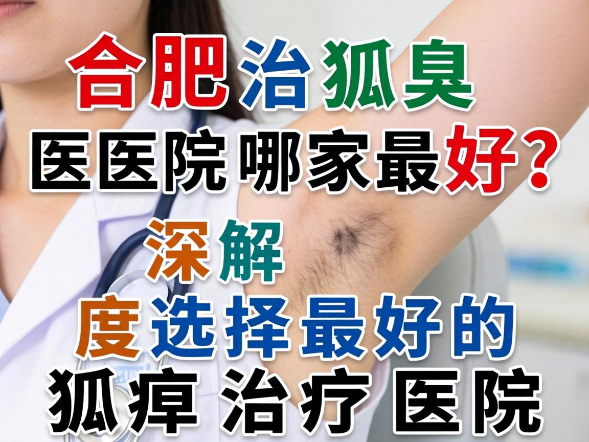 合肥治狐臭医院哪家最好？深度解析如何选择最好的狐臭治疗医院