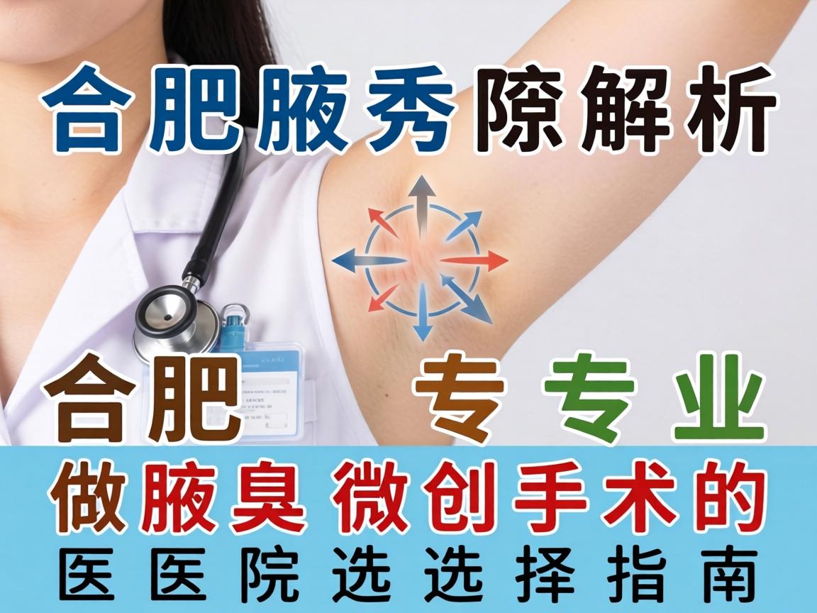 合肥腋秀解析，合肥专业做腋臭微创手术的医院选择指南