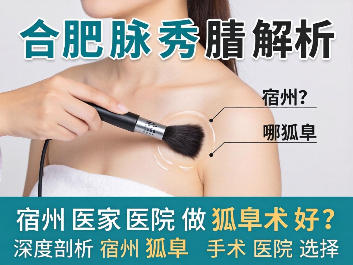 合肥腋秀解析，宿州哪家医院做狐臭术好？深度剖析宿州狐臭手术医院选择