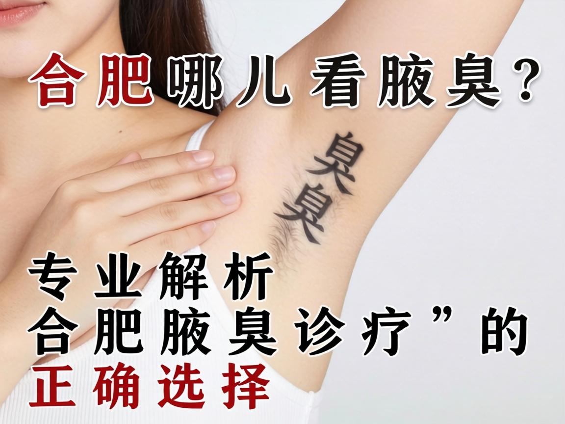 合肥哪儿看腋臭？专业解析合肥腋臭诊疗的正确选择