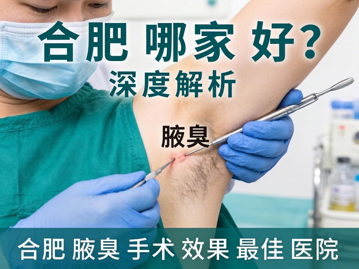 合肥腋臭手术哪家好？深度解析合肥腋臭手术效果最佳医院
