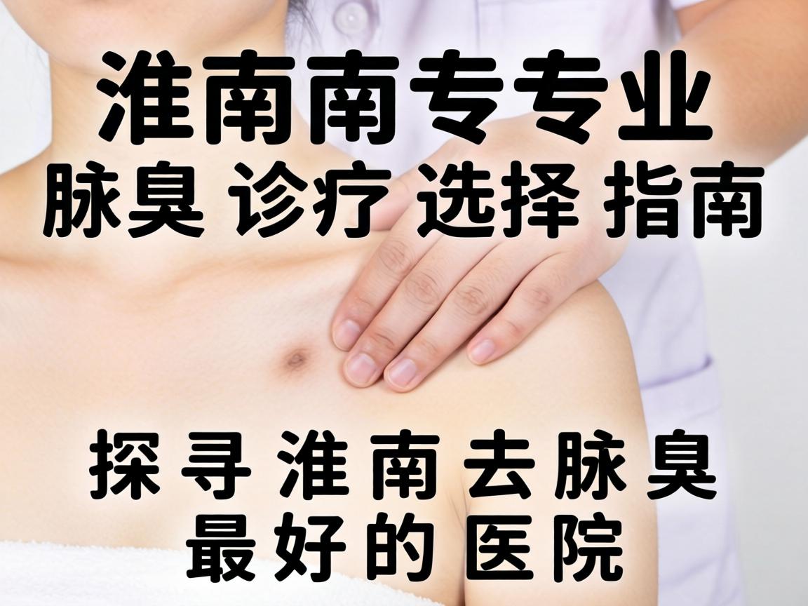 淮南专业腋臭诊疗选择指南，探寻淮南去腋臭最好的医院