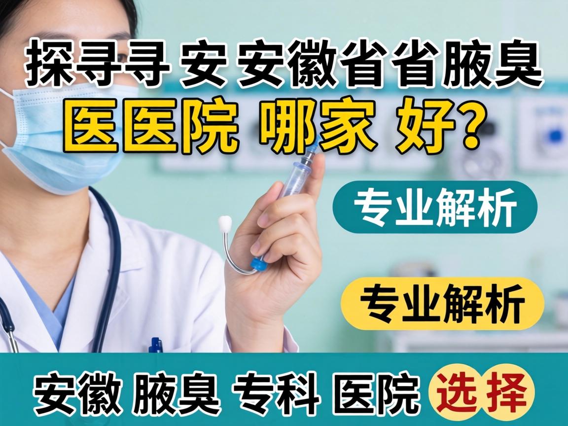 探寻安徽省腋臭医院哪家好？专业解析安徽腋臭专科医院选择