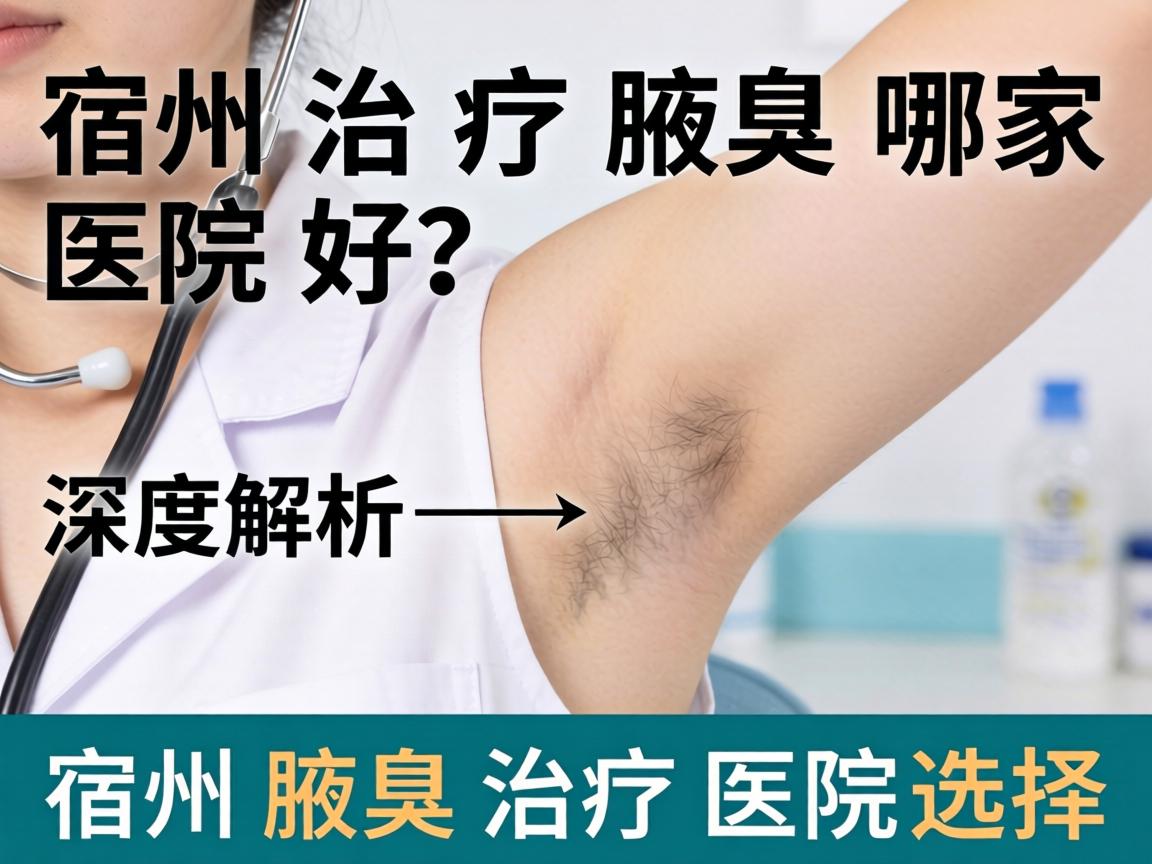 宿州治疗腋臭哪家医院好？深度解析宿州腋臭治疗医院选择