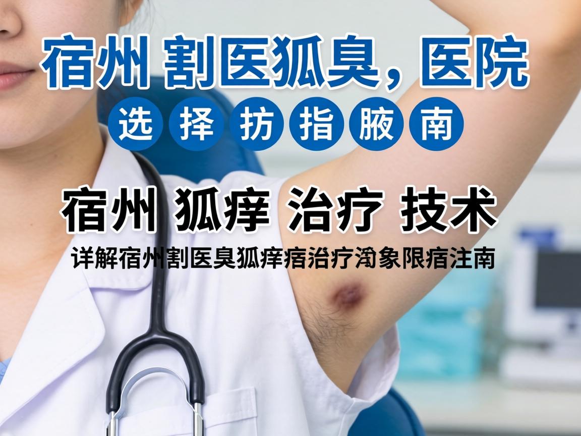 宿州割狐臭医院选择指南,详解宿州狐臭治疗技术 宿州割狐臭医院选择指南,详解宿州狐臭治疗技术