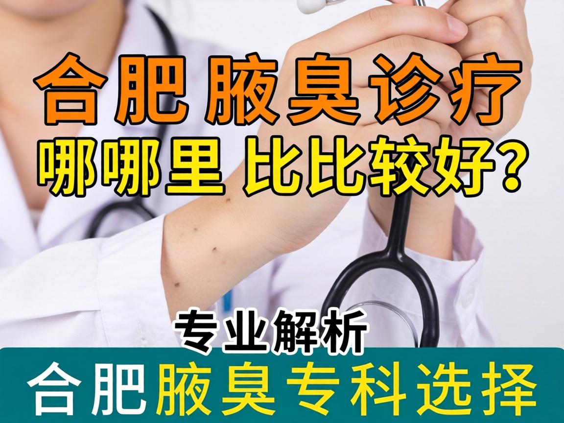 合肥腋臭诊疗哪里比较好？专业解析合肥腋臭专科选择