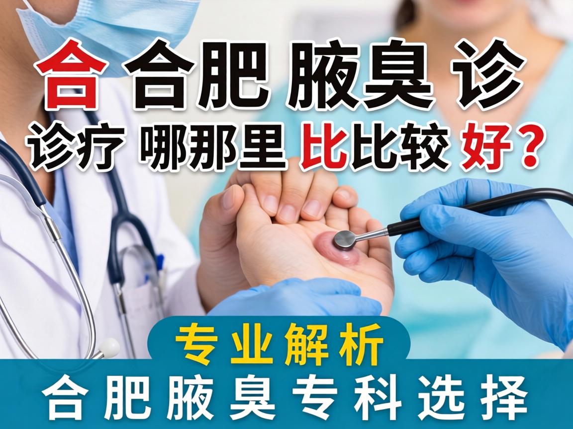 合肥腋臭诊疗哪里比较好？专业解析合肥腋臭专科选择