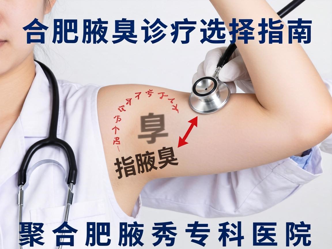 合肥腋臭诊疗选择指南，聚焦合肥腋秀专科医院