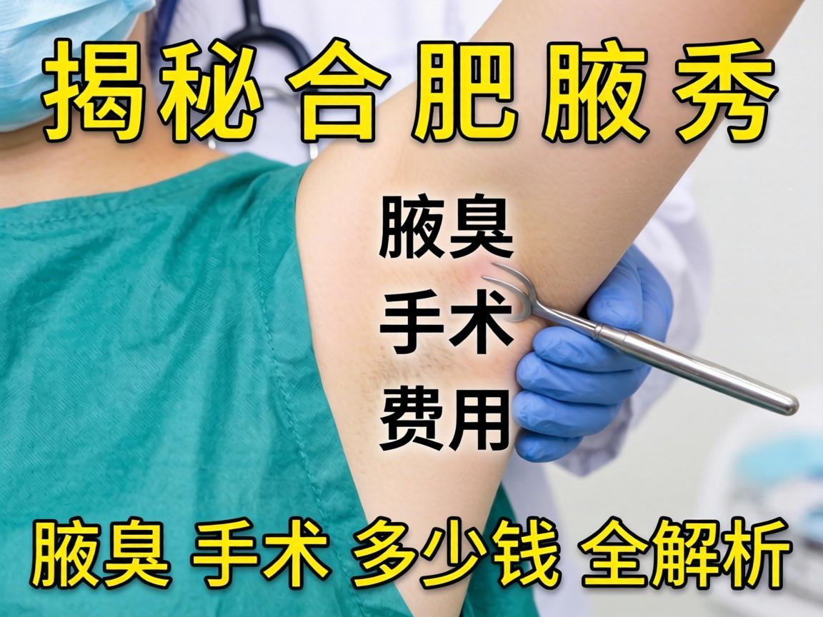 揭秘合肥腋秀腋臭手术费用,腋臭手术多少钱全解析 揭秘合肥腋秀腋臭手术费用,腋臭手术多少钱全解析