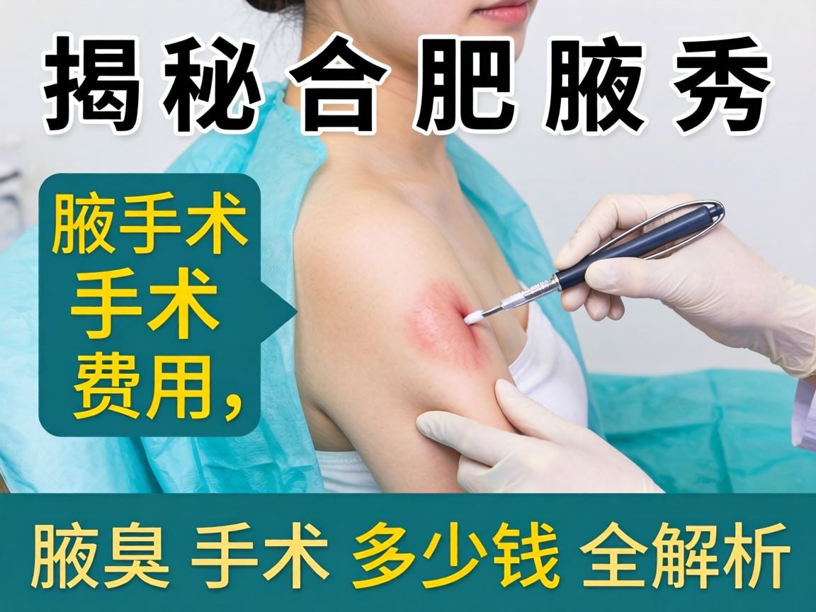 揭秘合肥腋秀腋臭手术费用,腋臭手术多少钱全解析 揭秘合肥腋秀腋臭手术费用,腋臭手术多少钱全解析