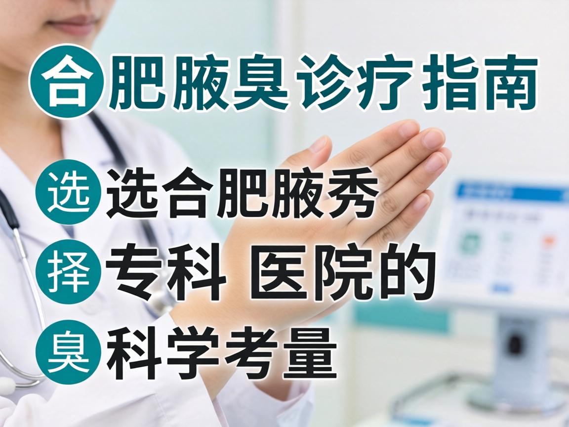 合肥腋臭诊疗指南,选择合肥腋秀专科医院的科学考量 合肥腋臭诊疗指南,选择合肥腋秀专科医院的科学考量