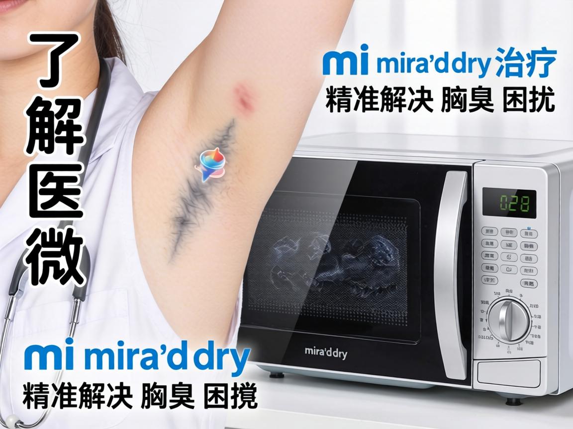 了解miradry微波治疗，miradry精准解决腋臭困扰