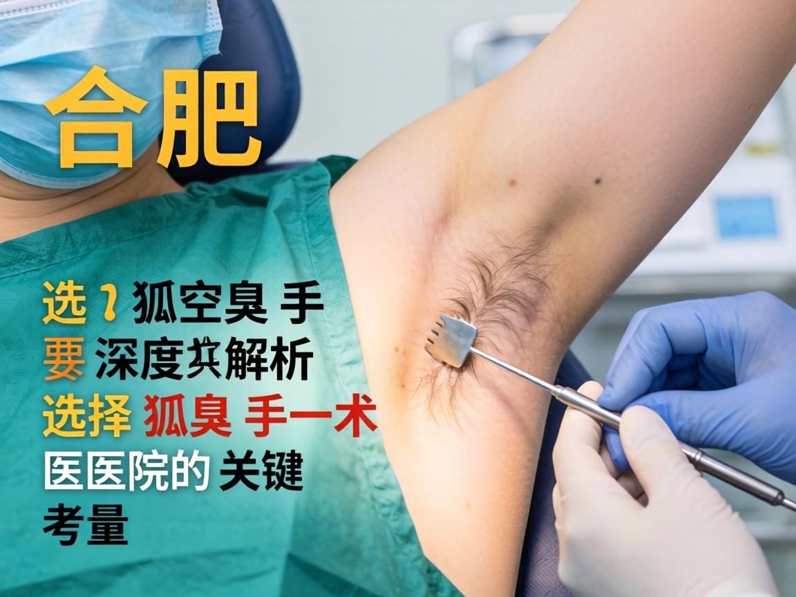 合肥狐臭手术深度解析，选择狐臭手术医院的关键考量