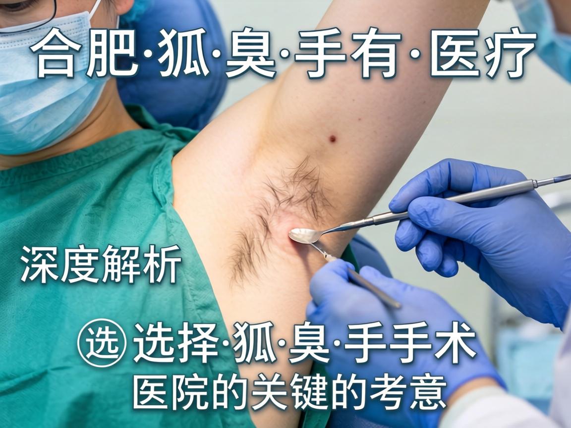 合肥狐臭手术深度解析，选择狐臭手术医院的关键考量