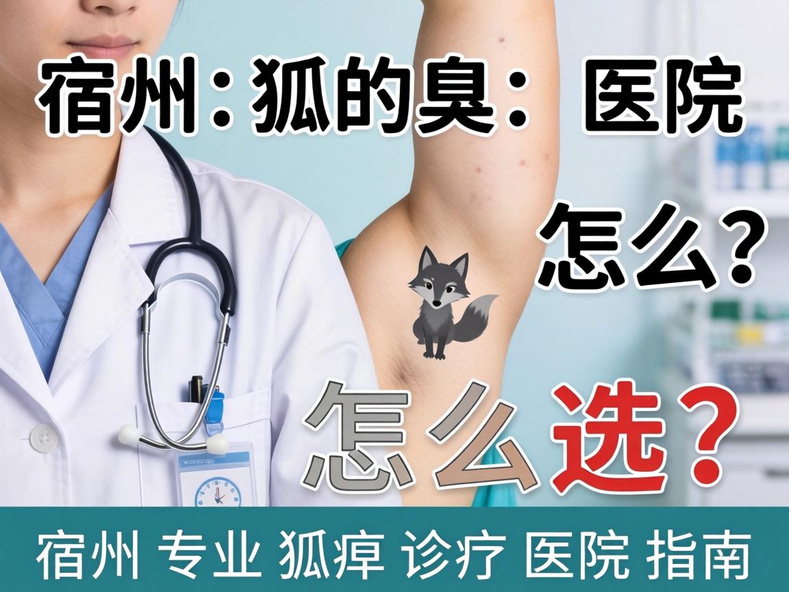 宿州狐臭医院怎么选？宿州专业狐臭诊疗医院指南