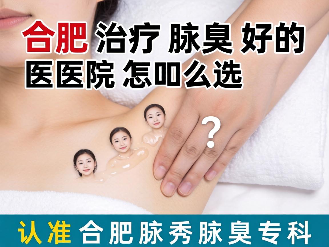 合肥治疗腋臭好的医院怎么选？认准合肥腋秀腋臭专科