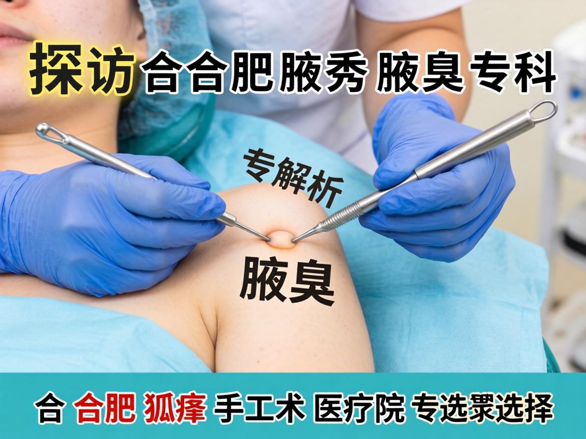 探访合肥腋秀腋臭专科，解析合肥狐臭手术医院的专业选择