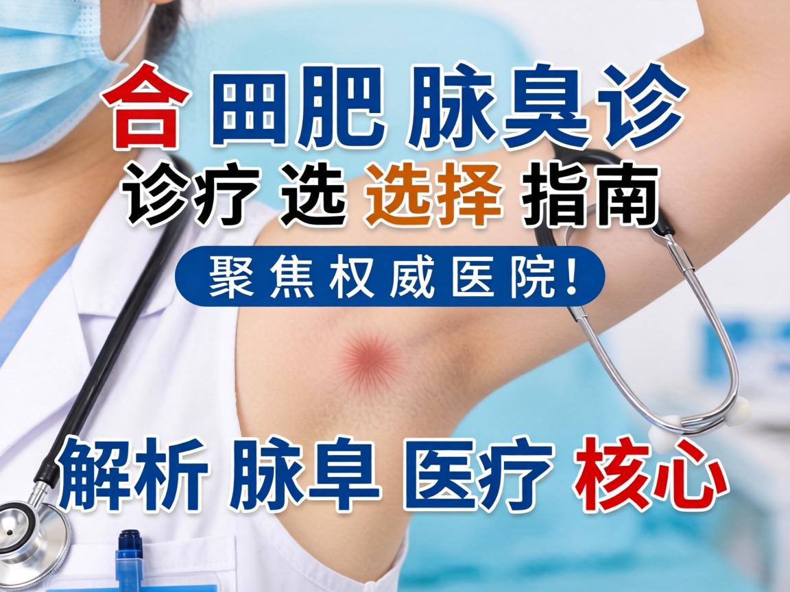 合肥腋臭诊疗选择指南，聚焦权威医院，解析腋臭医疗核心