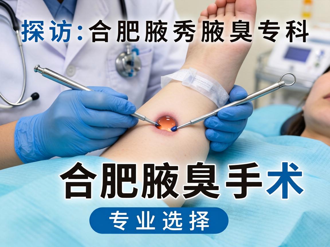 探访合肥腋秀腋臭专科，解析合肥腋臭手术的专业选择