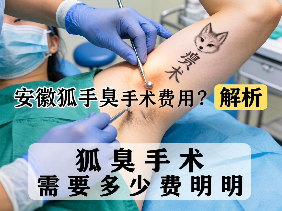 安徽狐臭手术费用解析，狐臭手术需要多少费用明细