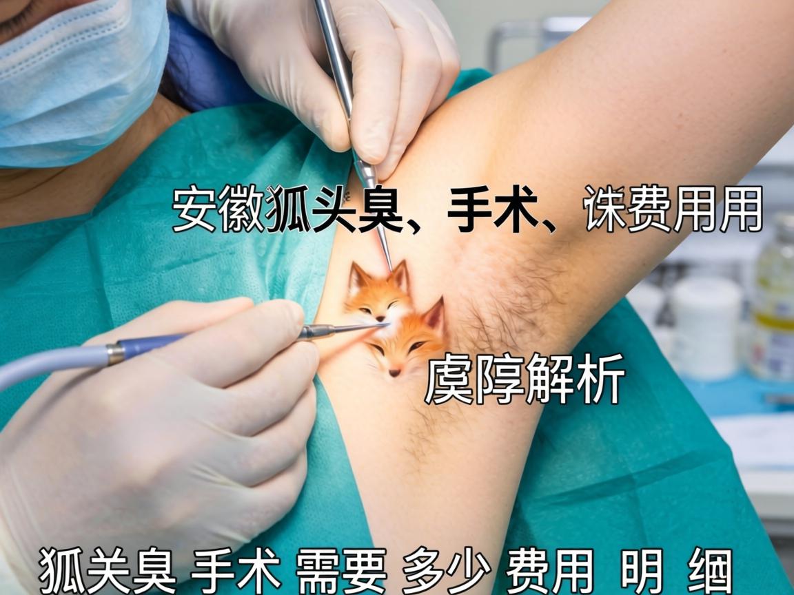 安徽狐臭手术费用解析，狐臭手术需要多少费用明细