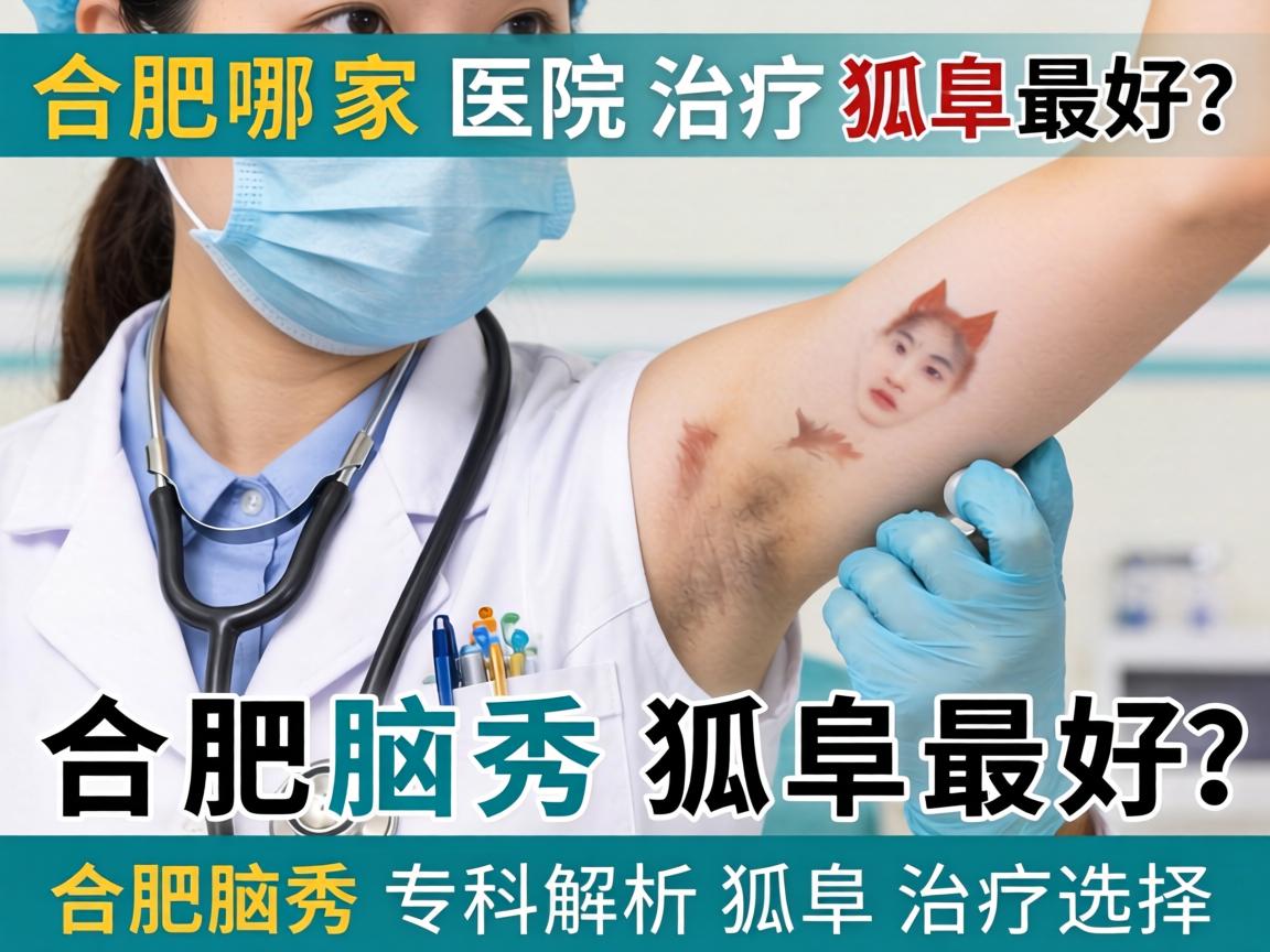 合肥哪家医院治疗狐臭最好？合肥腋秀专科解析狐臭治疗选择
