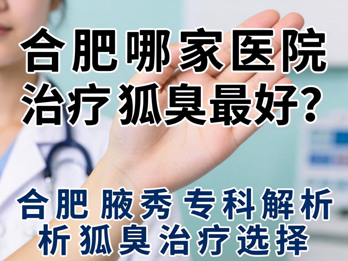 合肥哪家医院治疗狐臭最好？合肥腋秀专科解析狐臭治疗选择